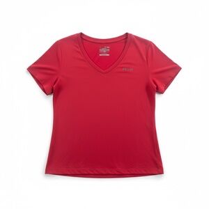 Under Armour Women’s Scarlet V-Neck Short Sleeve Run Tee size XL
